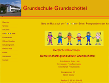 Tablet Screenshot of grundschule-grundschoettel.de